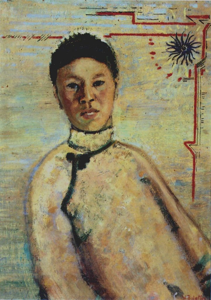 Vittorio Bolaffio, La cinesina, 1913 circa, olio su tela, 50, 36,5 cm