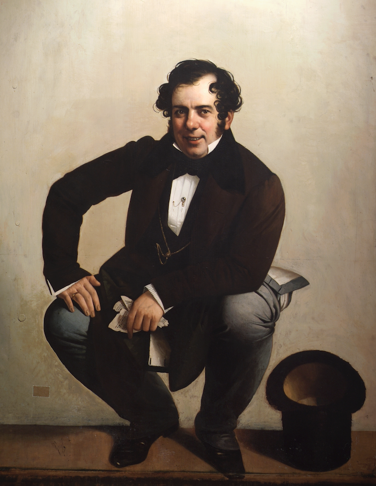 Giuseppe Tominz, Autoritratto, 1840 circa, olio su tavola, 144x110 cm, , inv. 2149, Museo Revoltella – Galleria d’arte modera, Trieste (Archivio fotografico del Museo Revoltella)