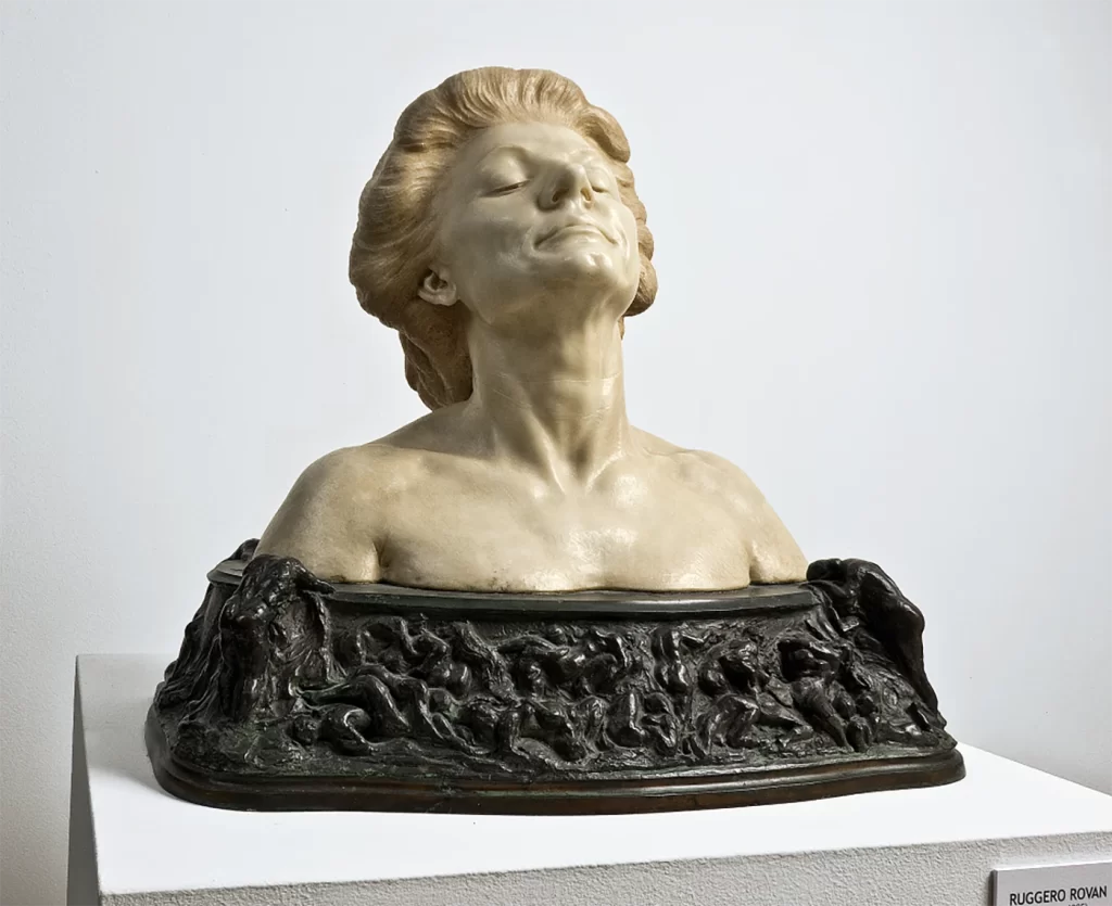 Ruggero Rovan Trieste 1877 – 1965 Il sorriso 1910 marmo con base in bronzo, inv. 5345 lascito Rovan, 1965