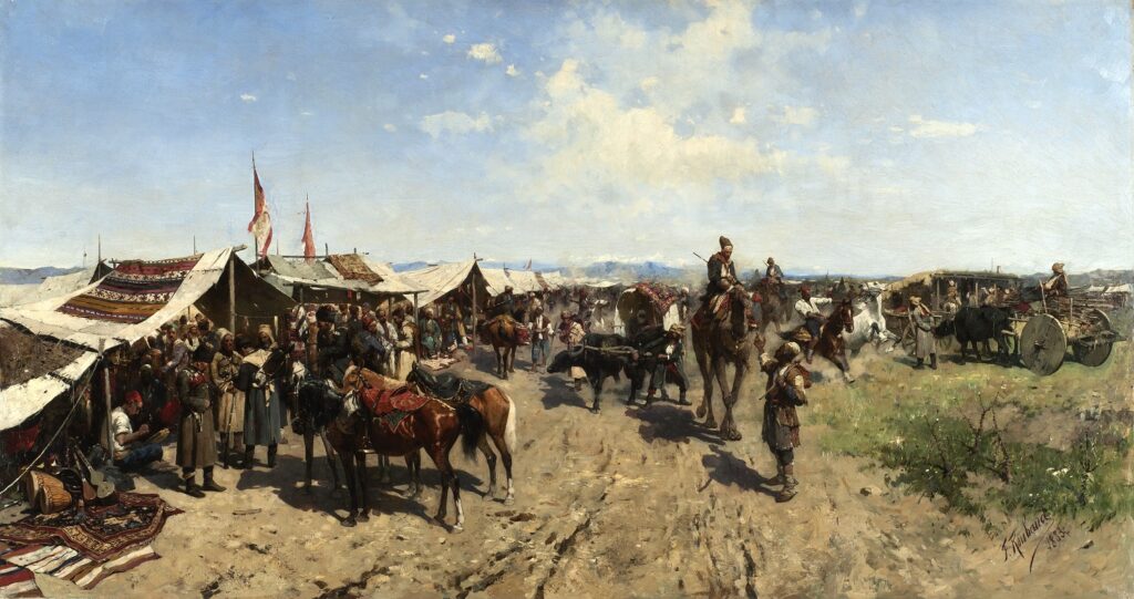 FRANZ ROUBAUD - Mercato del Caucaso